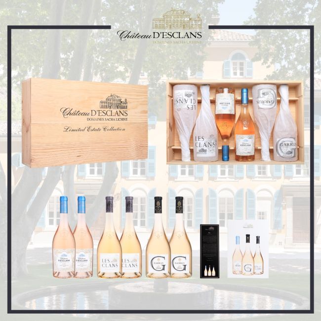 Chateau d'Esclans Provence Rose Gift Set 6x75cl